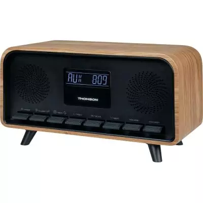 Radio réveil - THOMSON - Bluetooth - DAB - Gamme Vintage Cosy Radio réveil - THOMSON - Bluetooth - DAB - Gamme Vintage Cosy
