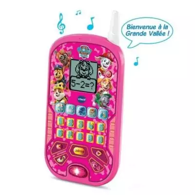 VTECH - PAT PATROUILLE - Smartphone Éducatif Rose 