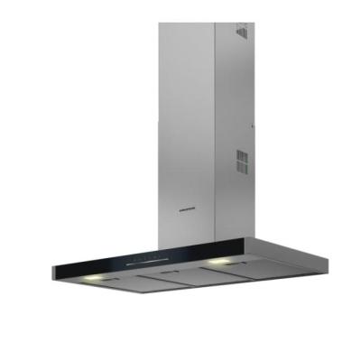 Grundig GDKP5464BBSC hotte Montée au mur Noir, Acier inoxydable 430 m³ h