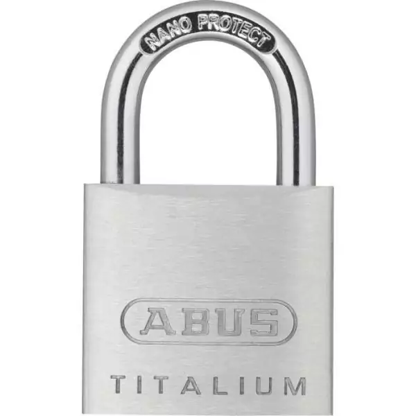 Cadenas - ABUS - 64TI/30 Titalium - Corps aluminium - Clé paracentrique - Risque de vol moyen