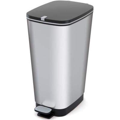 Poubelle à pédale KIS Chic - 42.5L Inox - Design élégant