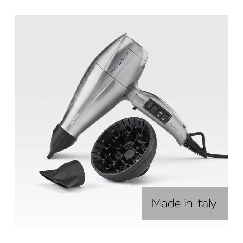 Seche-cheveux BaByliss 6000E Pro Digital 2200 - Technologie Ionique
