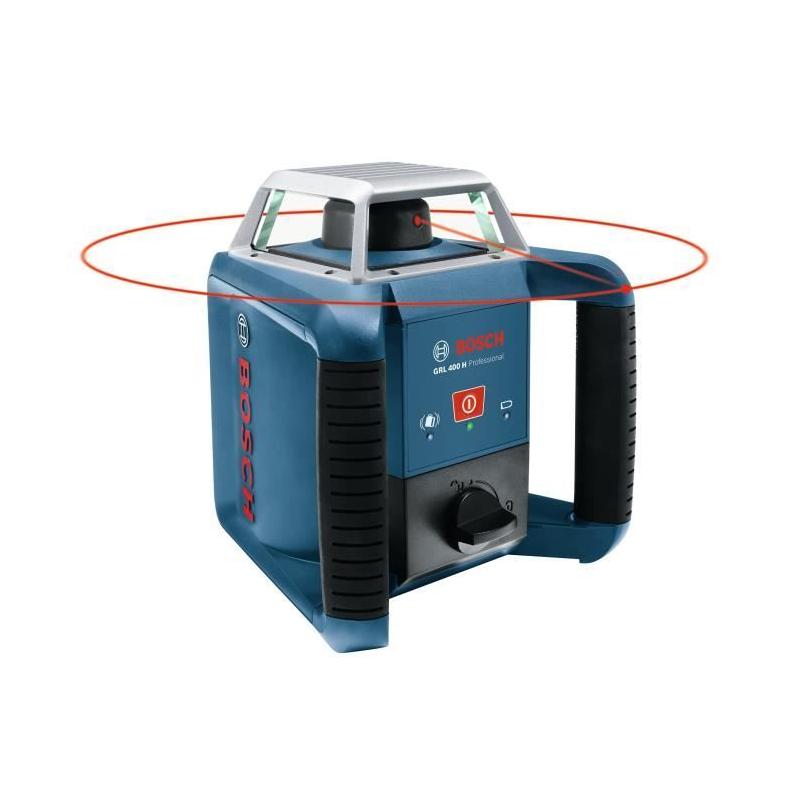 Niveau laser rotatif Bosch Professional GRL 400 H - Portée 400m