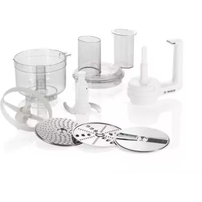 Multimixeur Bosch pour Kitchen Machine MUM5 - Accessoires Universels Blanc Transparent