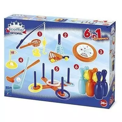 Coffret sport 6 en 1 ECOIFFIER - Jeux de sport pour enfant dès 18 mois