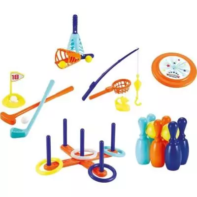 Coffret sport 6 en 1 ECOIFFIER - Jeux de sport pour enfant dès 18 mois