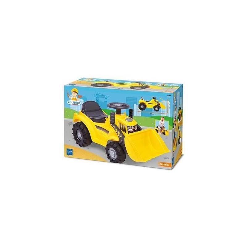 Porteur Tractopelle Jaune ECOIFFIER - Enfant 12-36 mois