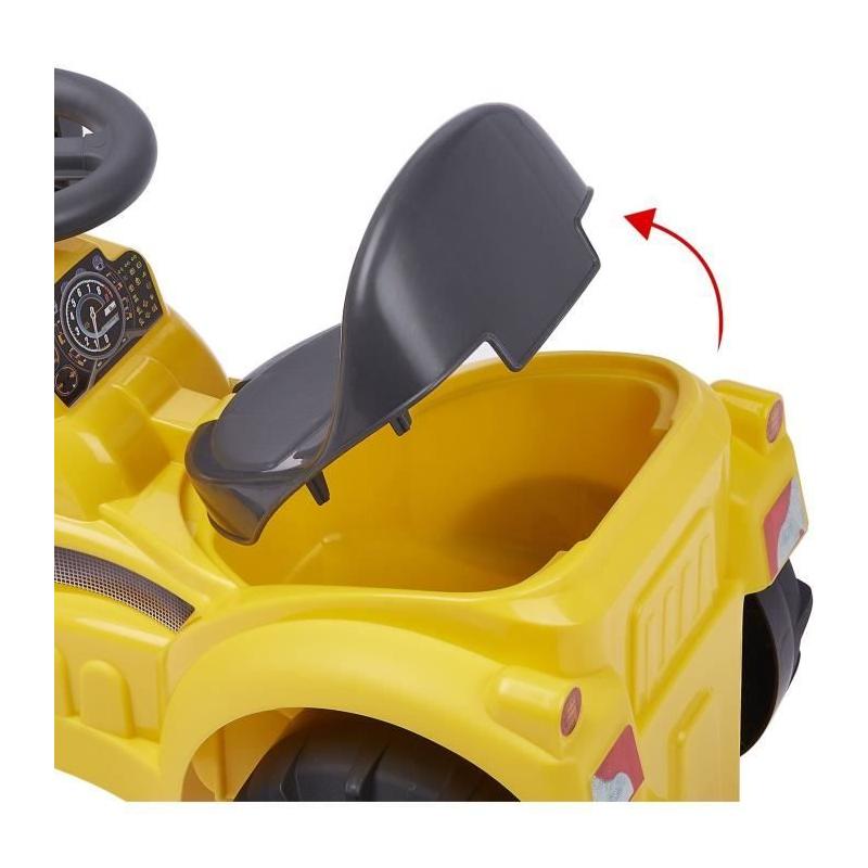 Porteur Tractopelle Jaune ECOIFFIER - Enfant 12-36 mois