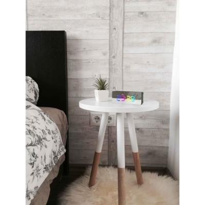 Réveil LED RGB EVOOM MIRROR - Miroir intégré avec emballage compact