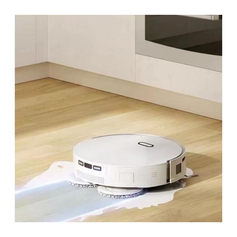 Aspirateur Robot EZICLEAN All In One Z15 Pro - Blanc - 10 000 Pa