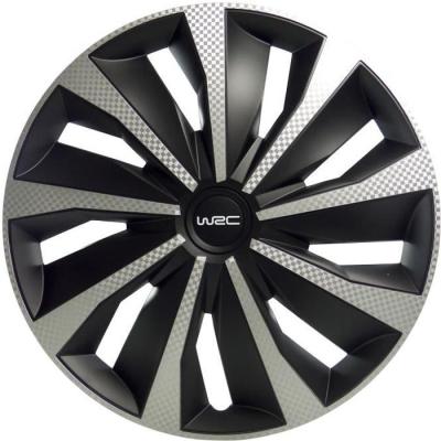 Ensemble de 4 enjoliveurs 16 Carbon Style - Dimensions du colis: 45x45x21 cm