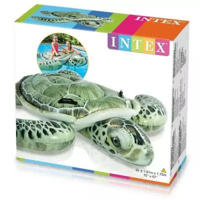 Bouée gonflable Tortue de Mer - Design réaliste pour enfants dès 3 ans