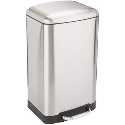 Poubelle à pédale GREENWICH - Design Inox 30L