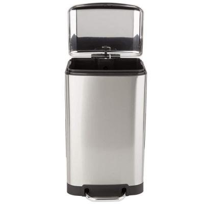 Poubelle à pédale GREENWICH - Design Inox 30L