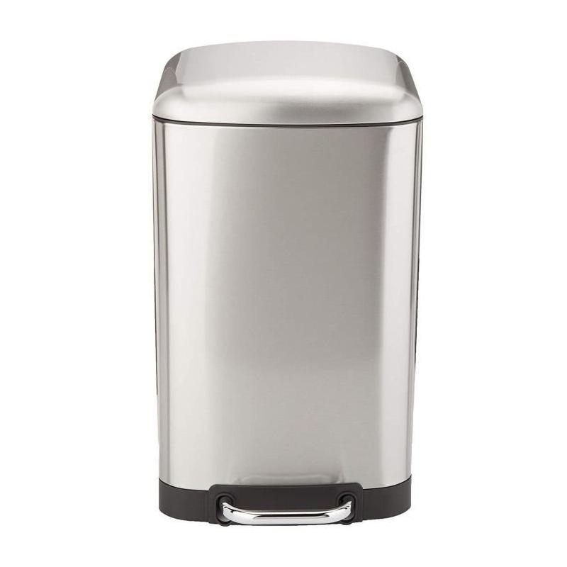 Poubelle à pédale GREENWICH - Design Inox 30L