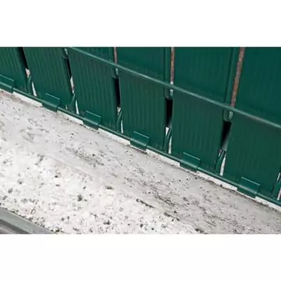 Kit lamelles brise-vue vert pour clôture - Occultant 4/5 Kit lamelles brise-vue vert pour clôture - Occultant 4/5