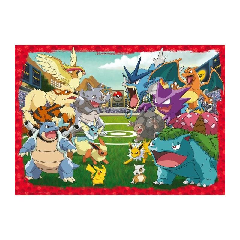 Puzzle 1000 pièces Pokémon l'affrontement, qualité supérieure