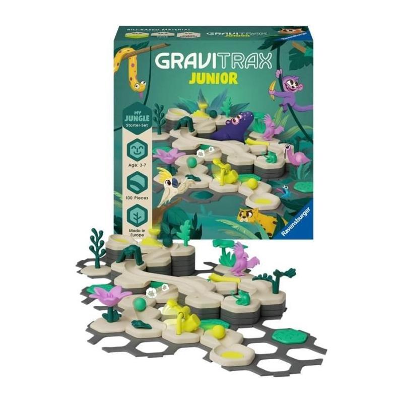 Gravitrax Junior - Starter Set My Jungle 97 pièces - Circuit de billes - Ravensburger
