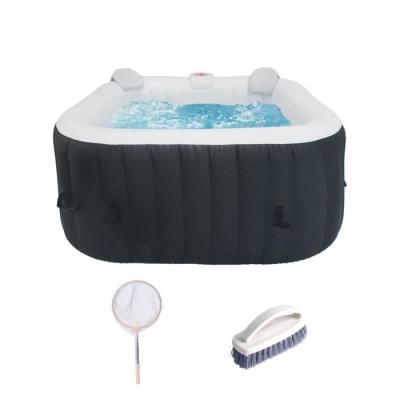Ensemble Spa Gonflable Carré 4 Places avec Accessoires
