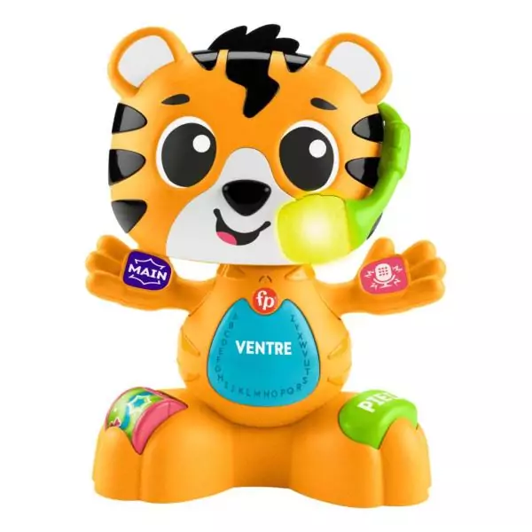Fisher-Price Jouet D’Éveil Link Squad Tigre Parties Du Corps