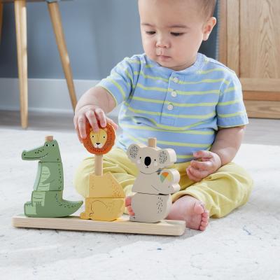 Fisher-Price – Animaux en Bois à Empiler et Trier