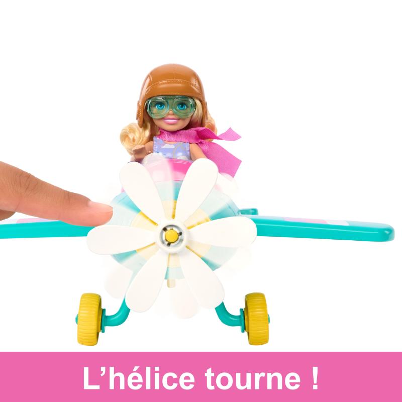 Barbie Chelsea – Can Be… – Coffret avion et poupée