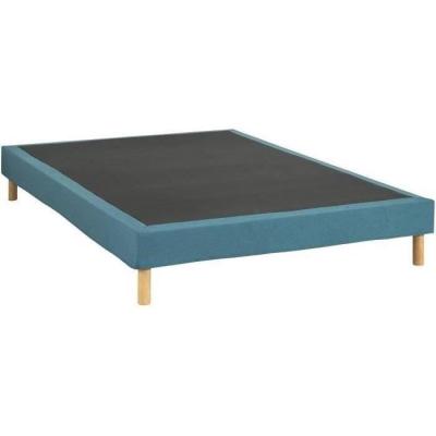 Sommier tapissier 140x190 cm Bleu turquoise - Kit DEKO DREAM Eazyx