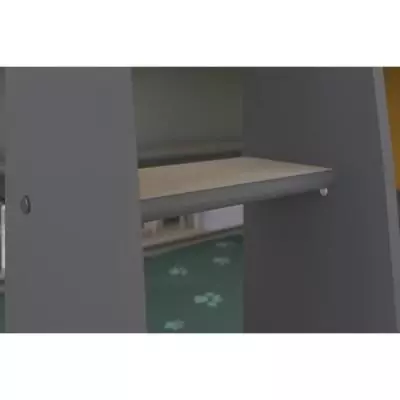 Lits superposés enfant Parisot JIM - Chene Jackson/Gris Ombre Lits superposés enfant Parisot JIM - Chene Jackson/Gris Ombre