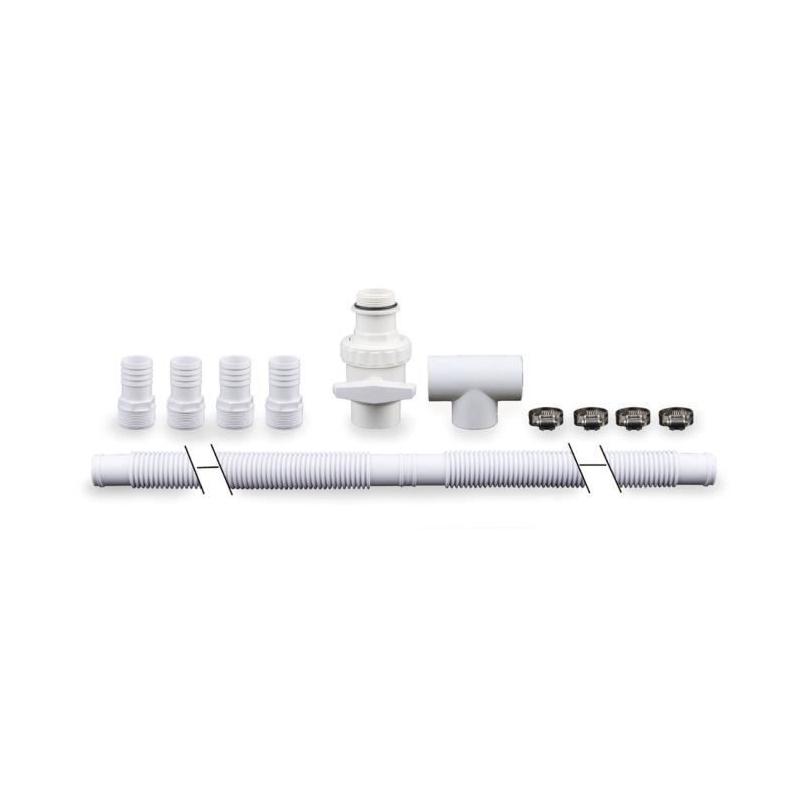 Cascade inox UBBINK Mamba Led: Éclairage 20 LED bleu intégré
