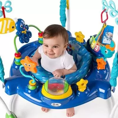 Aire d'éveil bébé multi-jouets pivotant 360° - Neptune - Jouet tortue amovible Aire d'éveil bébé multi-jouets pivotant 360° - Neptune - Jouet tortue amovible