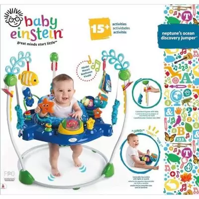 Aire d'éveil bébé multi-jouets pivotant 360° - Neptune - Jouet tortue amovible Aire d'éveil bébé multi-jouets pivotant 360° - Neptune - Jouet tortue amovible