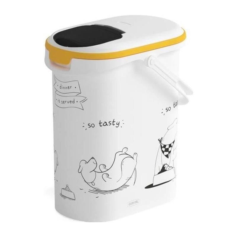 Boîte de rangement pour croquettes chien 4kg - 10L