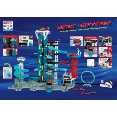Jeu de garage KLEIN - Garage Bosch Car Service Mega Universe - 5 véhicules