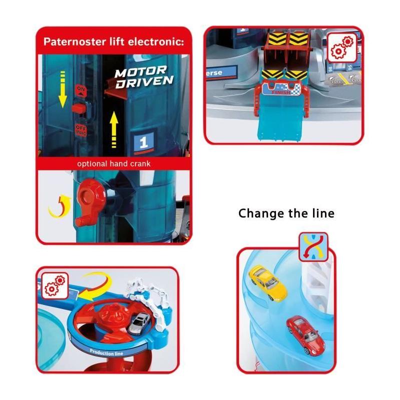 Jeu de garage KLEIN - Garage Bosch Car Service Mega Universe - 5 véhicules