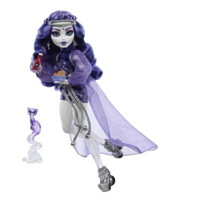 Poupée Monster High Spectra Vondergeist avec furet Rhuen et accessoires