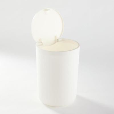 Poubelle de SDB - Compacte et Pratique - 8,5 L - Blanc