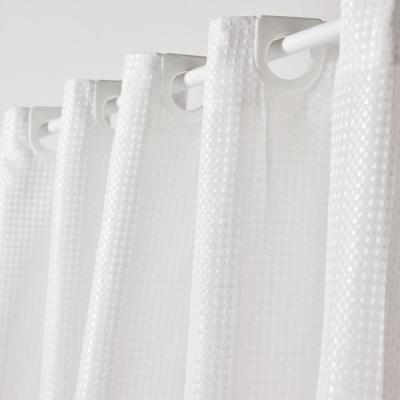 Rideau de douche gauffré blanc - 180 x 200 cm - UTILITY - TODAY