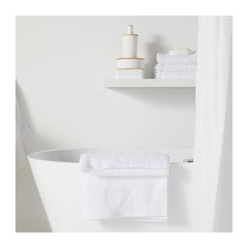 Rideau de douche gauffré blanc - 180 x 200 cm - UTILITY - TODAY