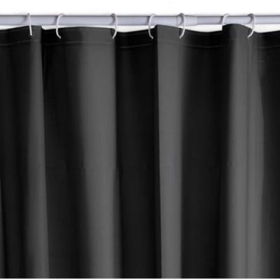 Rideau de douche gauffré - Noir - 180 x 200 cm - UTILITY - TODAY