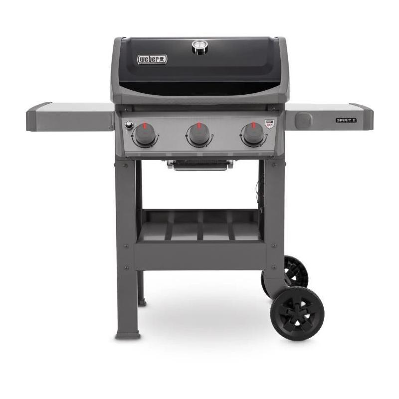 Barbecue à gaz mix plancha émaillée Weber Spirit II E-310 - Noir