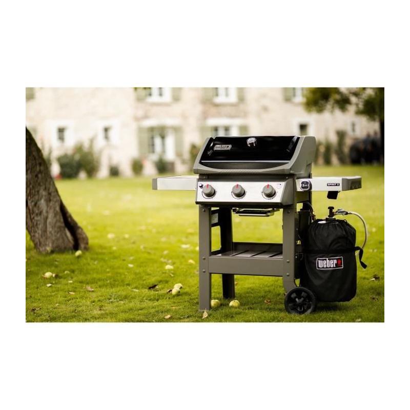 Barbecue à gaz mix plancha émaillée Weber Spirit II E-310 - Noir