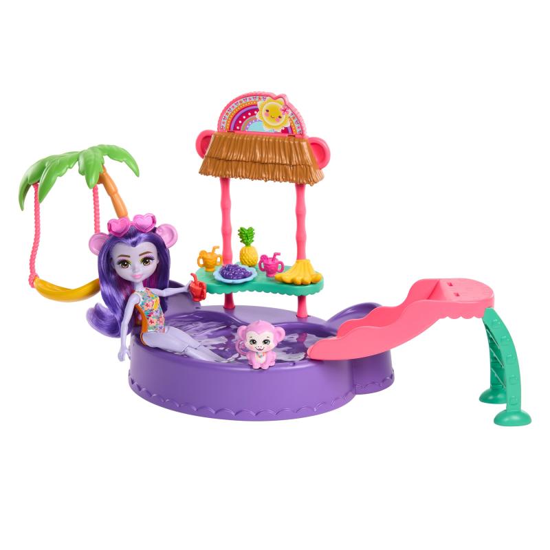 Enchantimals – Sunshine Beach – Coffret La Plage des Singes