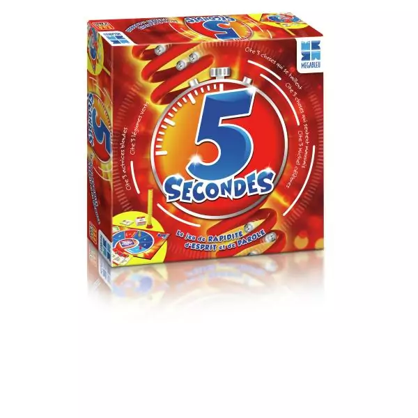 5 Secondes Chrono - Jeu de société - Jeu de questions réponses - MEGABLEU