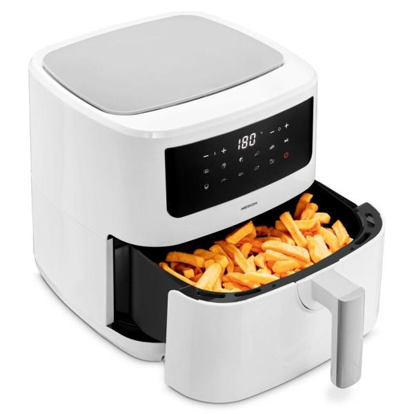 MEDION LIFE P10 XL Unique 6,8 L 2150 W Friteuse d’air chaud Blanc