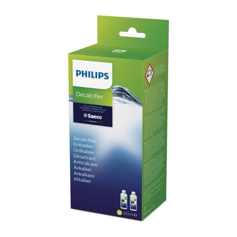 Détartrant spécial machine espresso Philips - Lot de 2 bouteilles