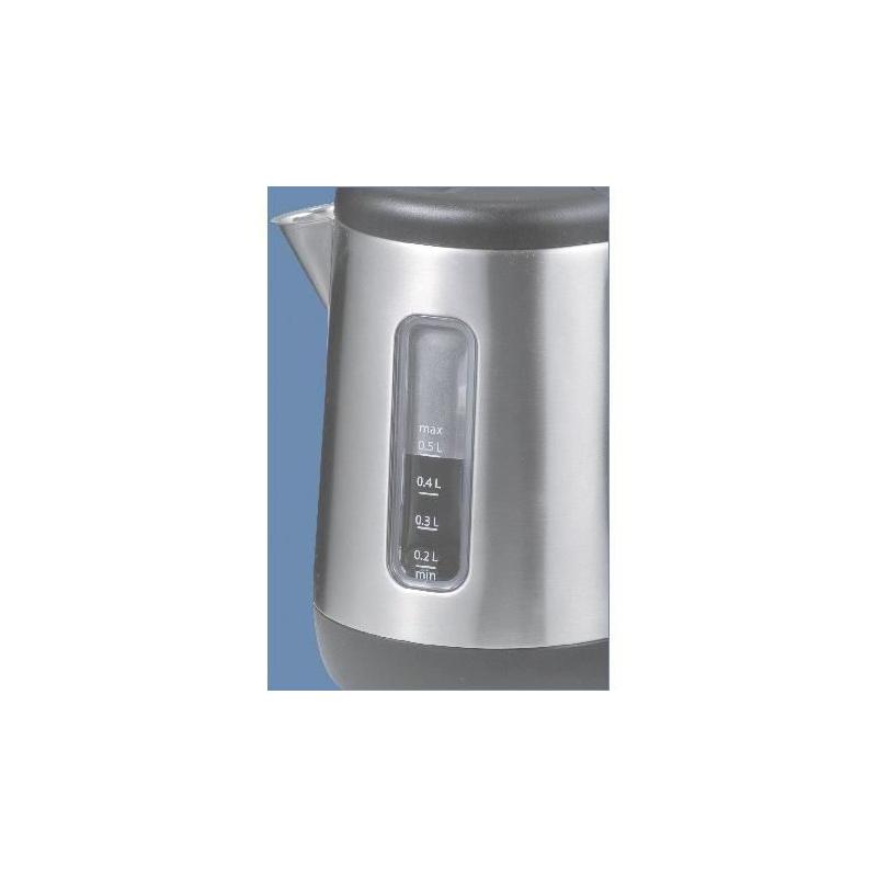 Bouilloire Compacte 0.5L KENWOOD JKM076 - Inox Satiné et Noir
