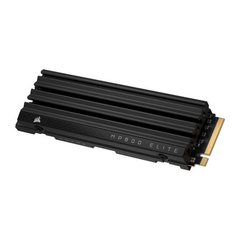 Disque SSD interne CORSAIR MP600 ELITE 1TB Gen4 NVMe M.2 avec dissipateur