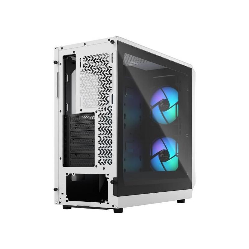 Boîtier PC FRACTAL DESIGN Focus 2 RGB Blanc TG Tinté Claire