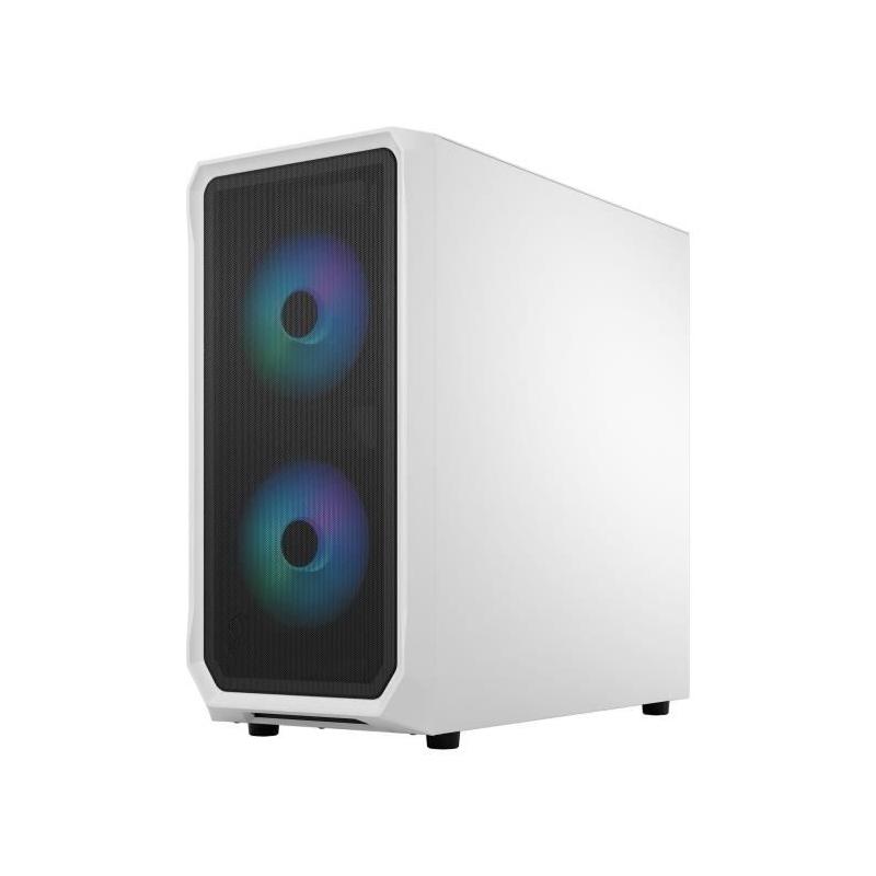 Boîtier PC FRACTAL DESIGN Focus 2 RGB Blanc TG Tinté Claire