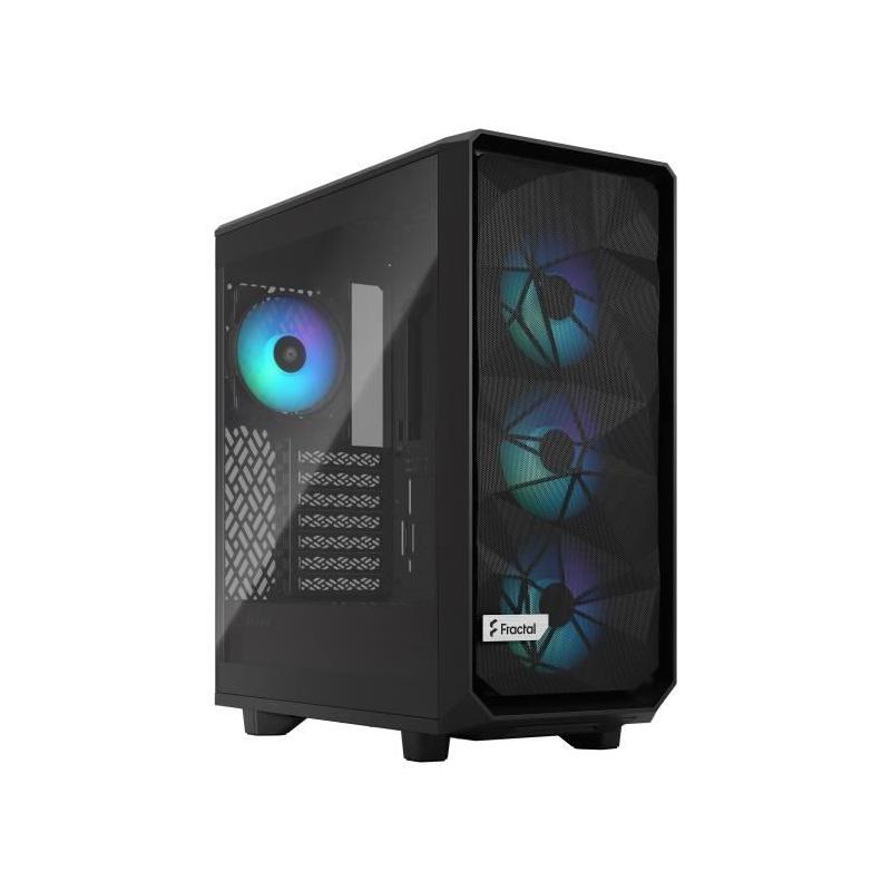 Boîtier PC FRACTAL DESIGN Meshify 2 Compact Lite RGB Noir TG ATX